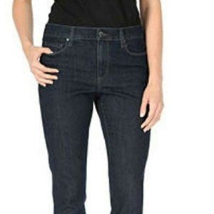 NEW DKNY dark wash skinny curvy blue jeans